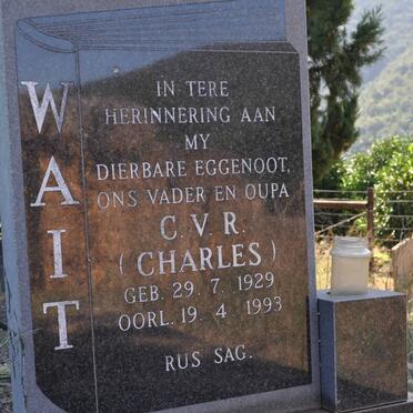 WAIT C.V.R. 1929-1993