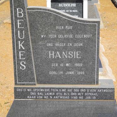 BEUKES Hansie 1959-1989