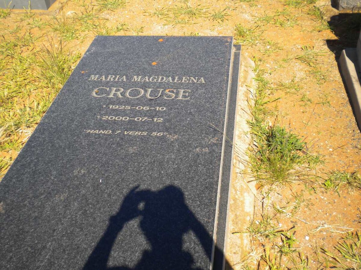 CROUSE Maria Magdalena 1925-2000