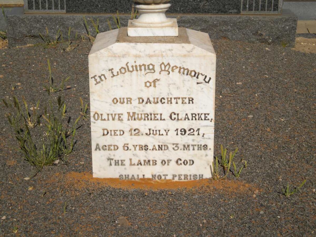 CLARKE Olive Murial -1921