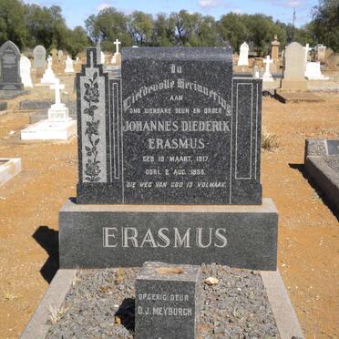 ERASMUS Johannes Diederik 1917-1938