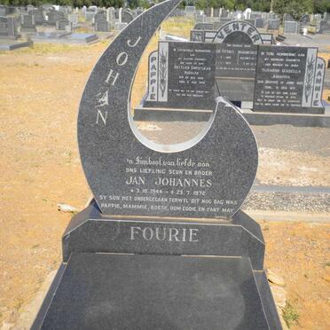 FOURIE Jan Johannes 1944-1972