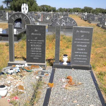 FAKU Kololo Alfred 1953-2007 &amp; Nongazi Nancy 1954-2012