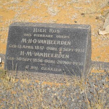 HEERDEN M.H.O., van 1857-1931 &amp; H.M. 1856-1930