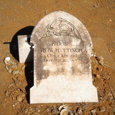 HATTINGH Rita 1917-1933