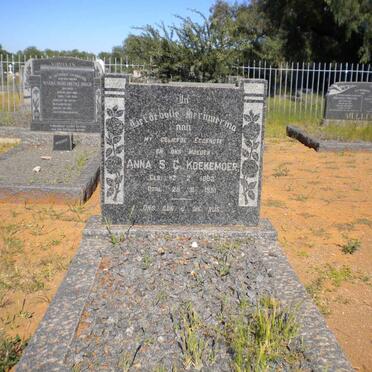 KOEKEMOER Anna S.C. 1883-1951