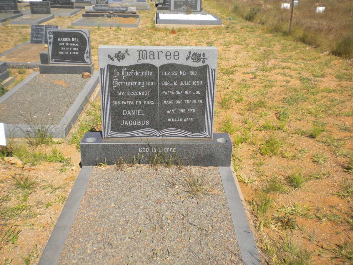 MAREE Daniël Jacobus 1919-1994