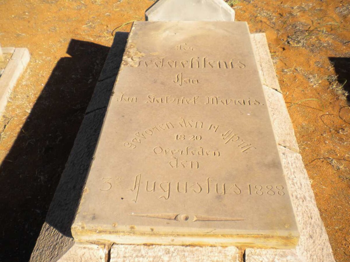 MARAIS Jan Gabriel 1820-1888