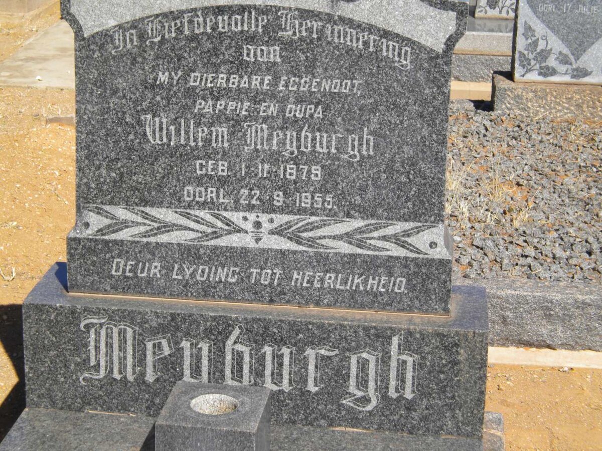 MEYBURGH Willem 1879-1955