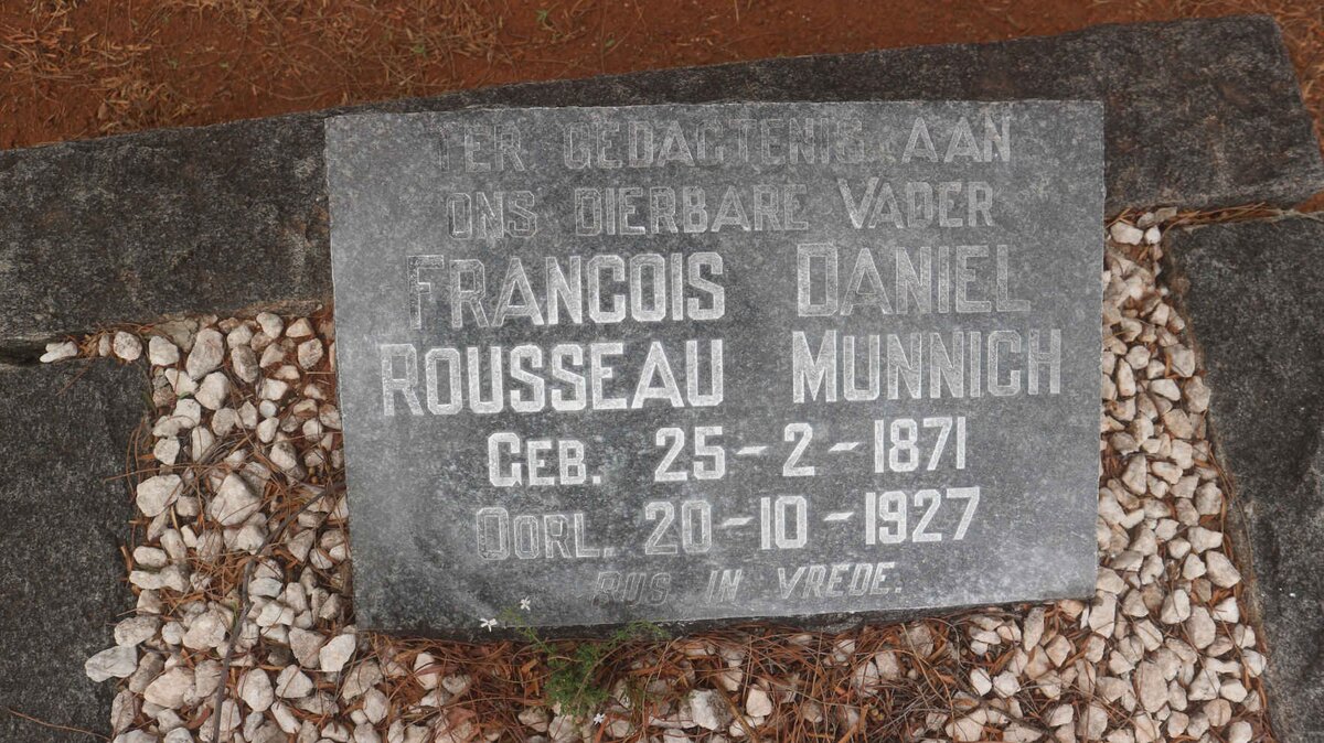 MUNNICH Francois Daniel Rousseau 1871-1927