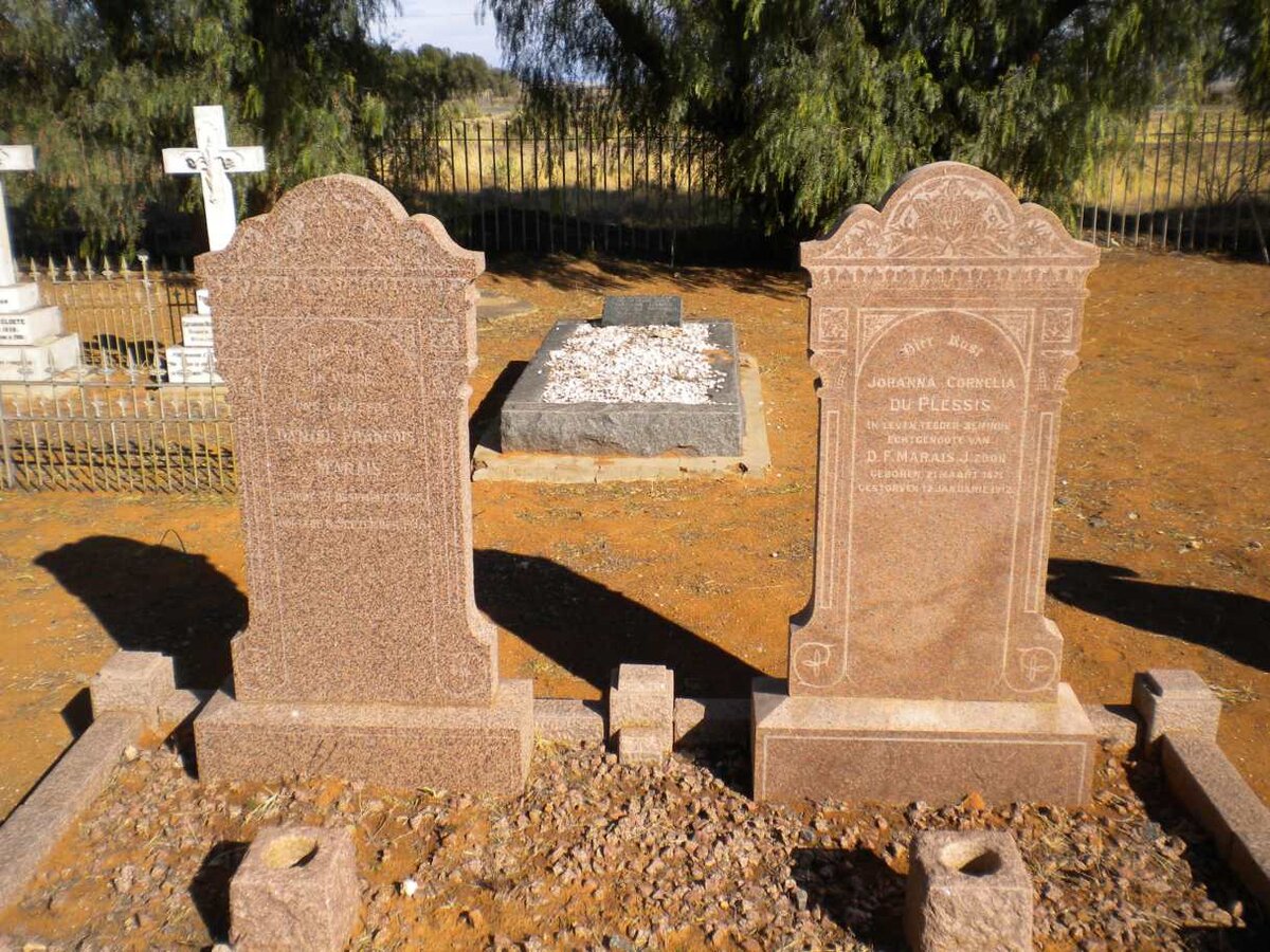 MARAIS Daniel Francois 1868-1945 &amp; Johanna Cornelia DU PLESSIS 1871-1912