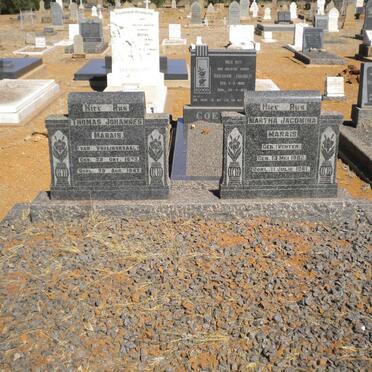 MARAIS Thomas Johannes 1879-1942 &amp; Martha Jacomina VENTER 1882-1961