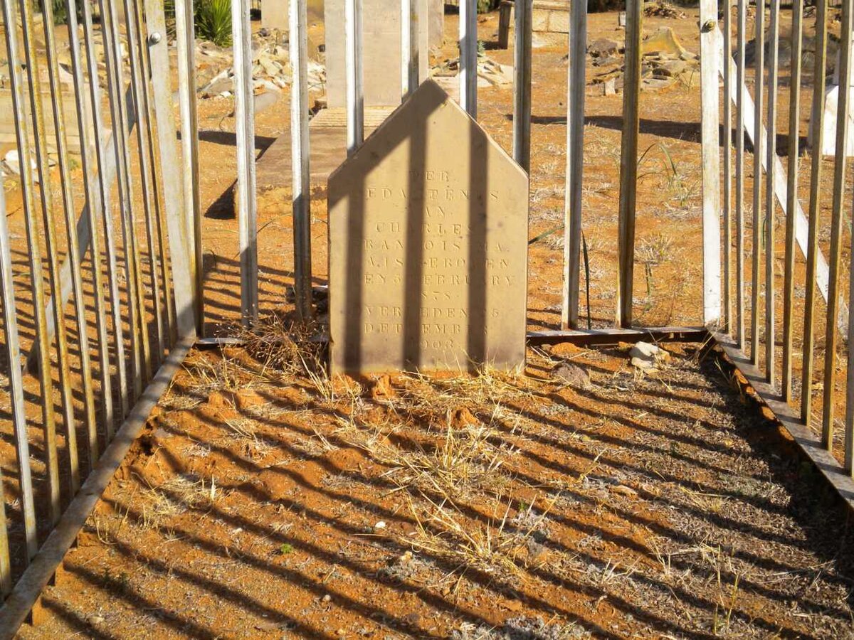 MARAIS Charles Francois 1878-1903