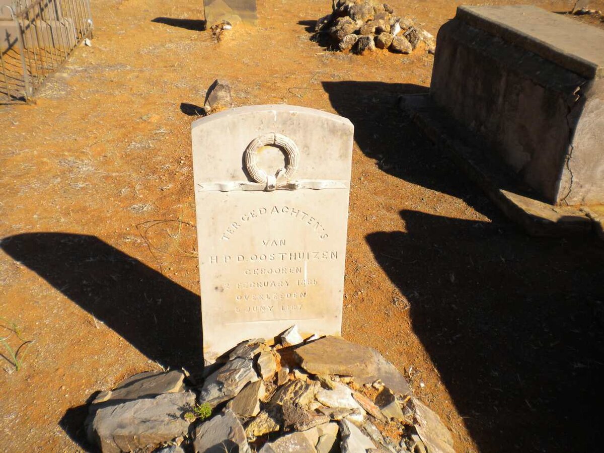 OOSTHUIZEN H.P.D. 1885-19?7