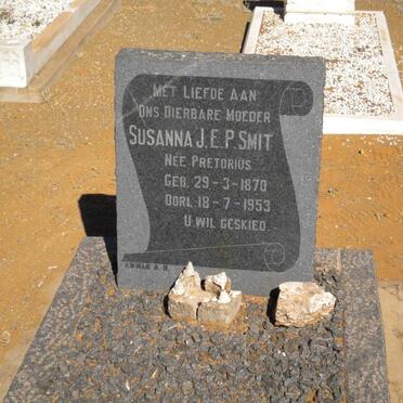 SMIT Susanna J.E.P. nee PRETORIUS 1870-1953