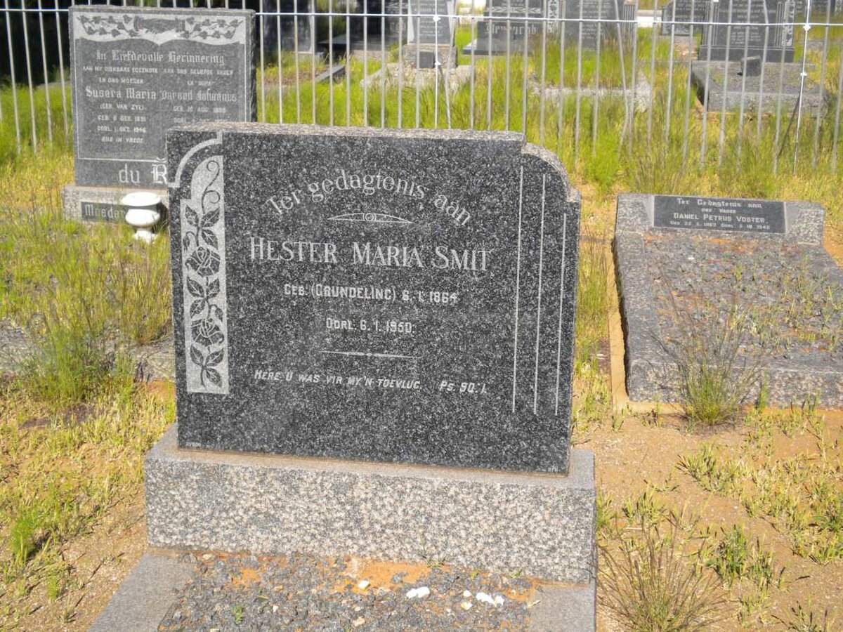 SMIT Hester Maria nee GRUNDLINGH 1864-1950