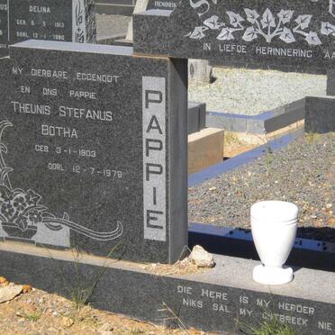 SWANEPOEL Theunis Stefanus Botha 1903-1978