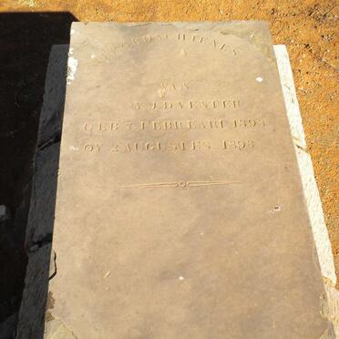 VENTER Y.J.D. 1898-1898