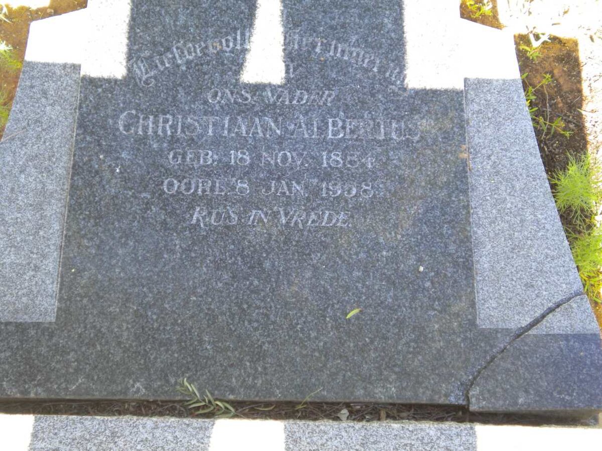 VORSTER Christiaan Albertus 1884-19?8