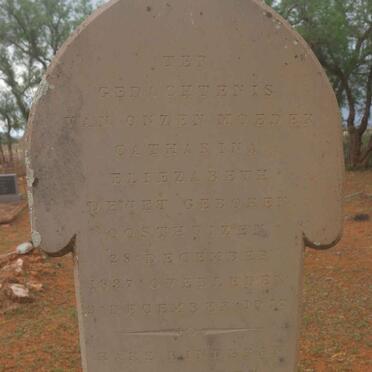 WET Catharina Eliezabeth, de nee OOSTHUIZEN 1837-1917