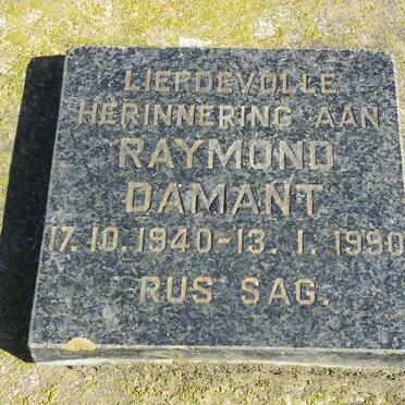 DAMANT Frederick Richard 1919-1981 :: DAMANT Johanna 1922-2001 :: DAMANT Raymond 1940-1990