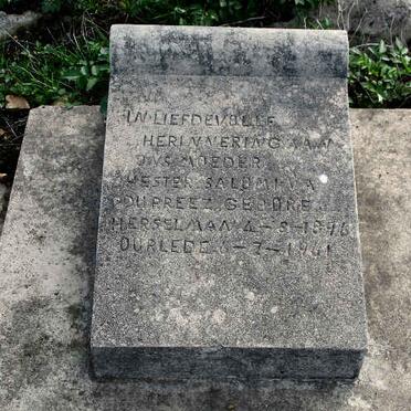 PREEZ Hester Salomina, du nee HERSELMAN 1896-1961