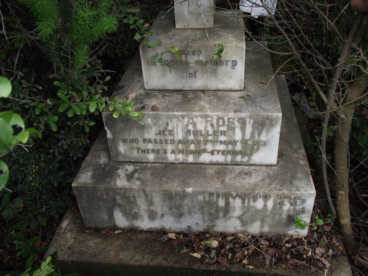 ROSS Joanna nee MULLER -1922