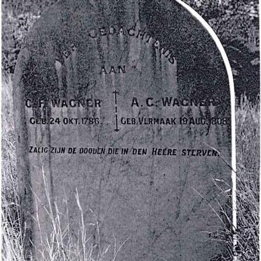 WAGNER C.F. 1786- &amp; A.C. VERMAAK 1808-
