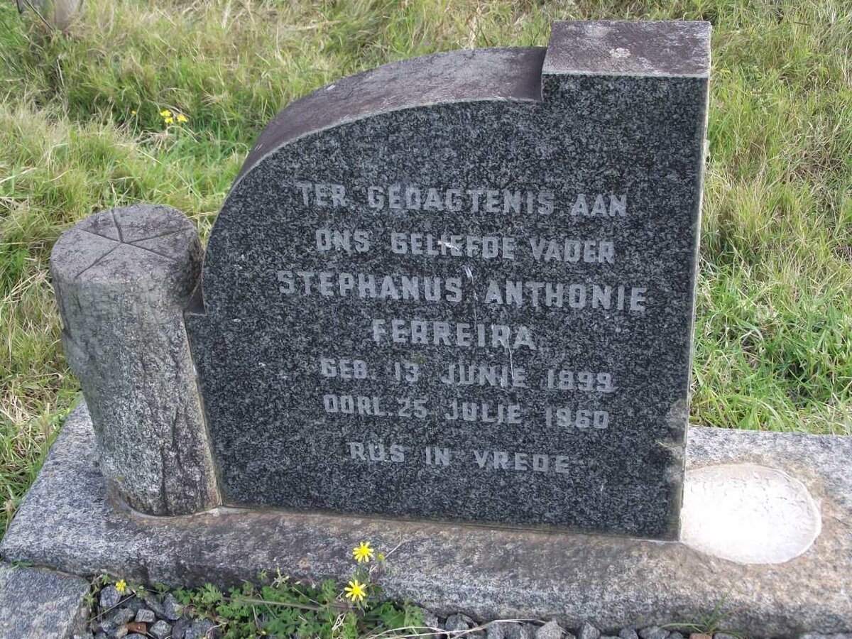 FERREIRA Stephanus Anthonie 1899-1960