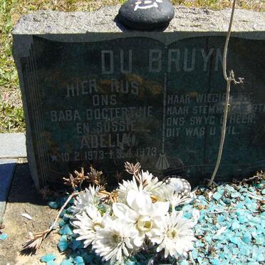 BRUYN Adelia, du 1973-1973