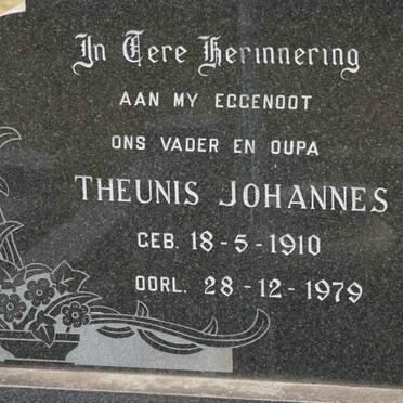 BEKKER Theunis Johannes 1910-1979
