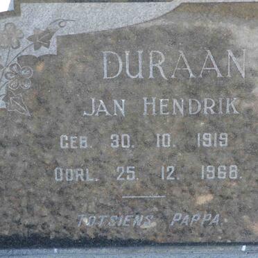 DURAAN Jan Hendrik 1919-1969