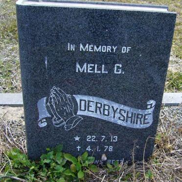DERBYSHIRE Mell G. 1913-1987