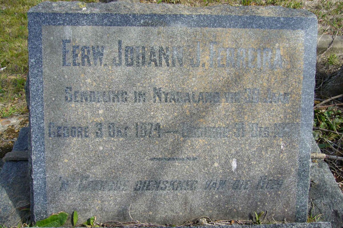 FERREIRA Johannes J. 1874-1940