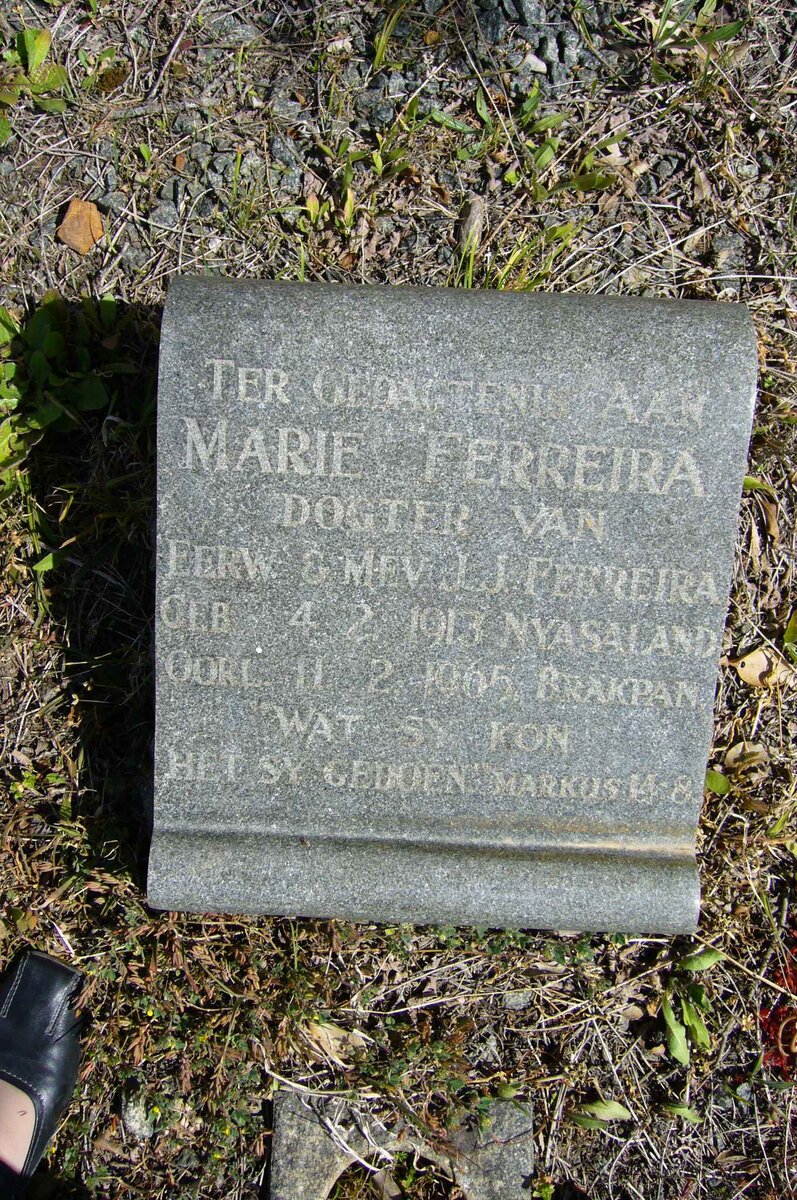 FERREIRA Marie 1913-1965