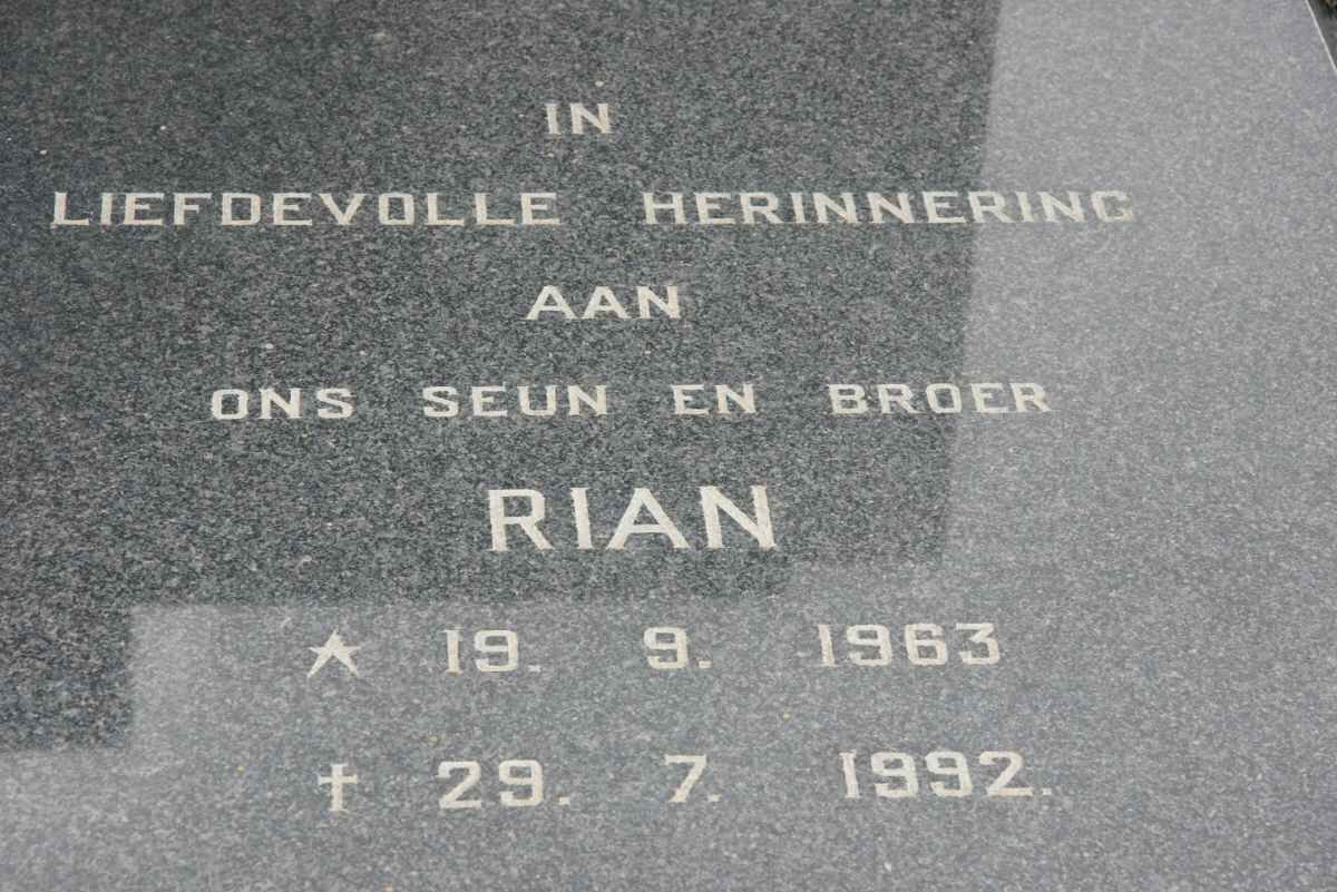 FERREIRA Rian 1963-1992