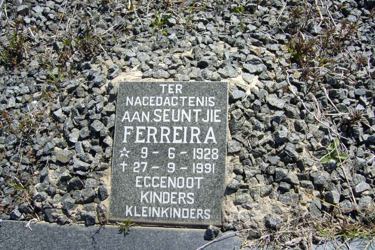 FERREIRA Seuntjie 1928-1991