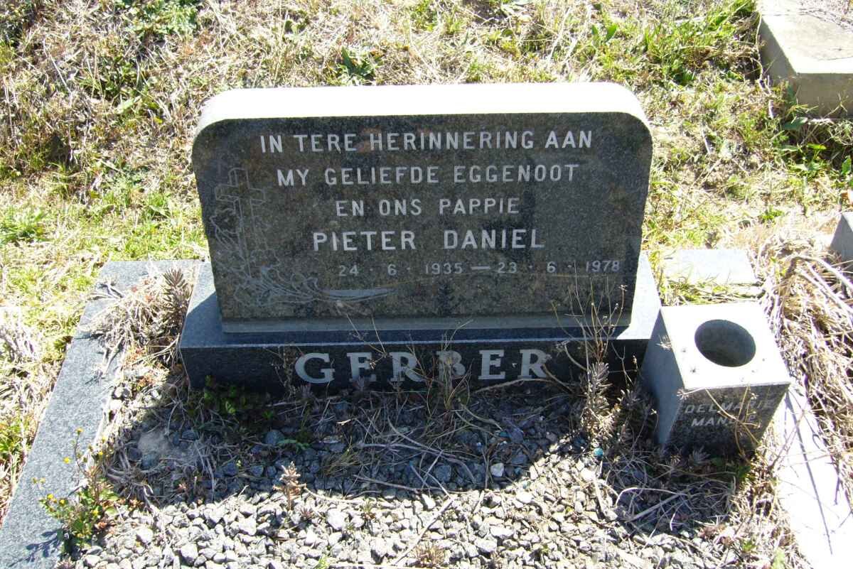 GERBER Pieter Daniel 1935-1978