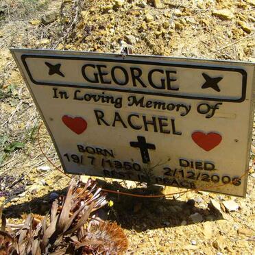 GEORGE Rachel 1950-2006