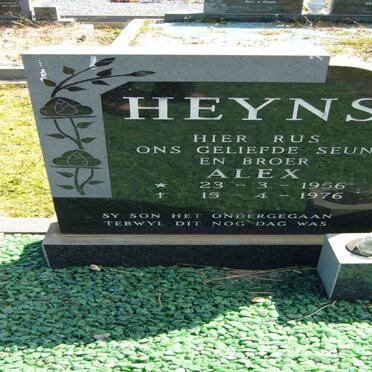 HEYNS Alex 1956-1976