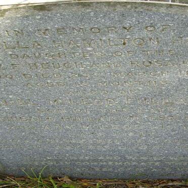 HEUGH Isabella Hamilton -1855 :: FULLARTON Daniel McLeod 1838-1865