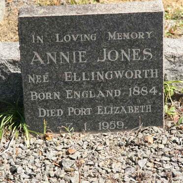 JONES Annie nee ELLINGWORTH 1884-1959