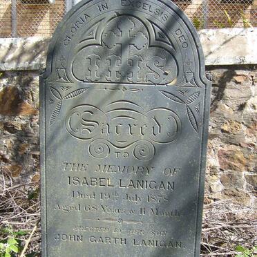 LANIGAN Isabel -1875