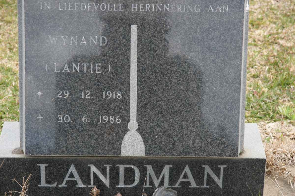LANDMAN Wynand 1918-1986