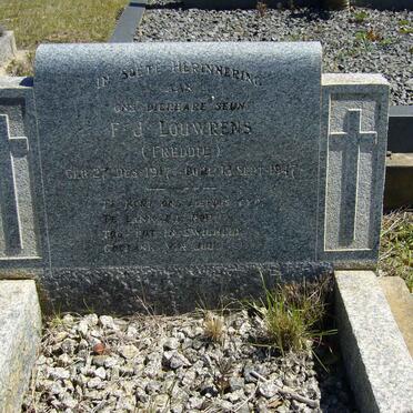 LOUWRENS F.J. 1917-1947