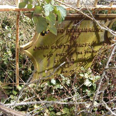 MACFARLANE John Scott -1888