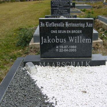 MAARSCHALK Jakobus Willem 1960-2005