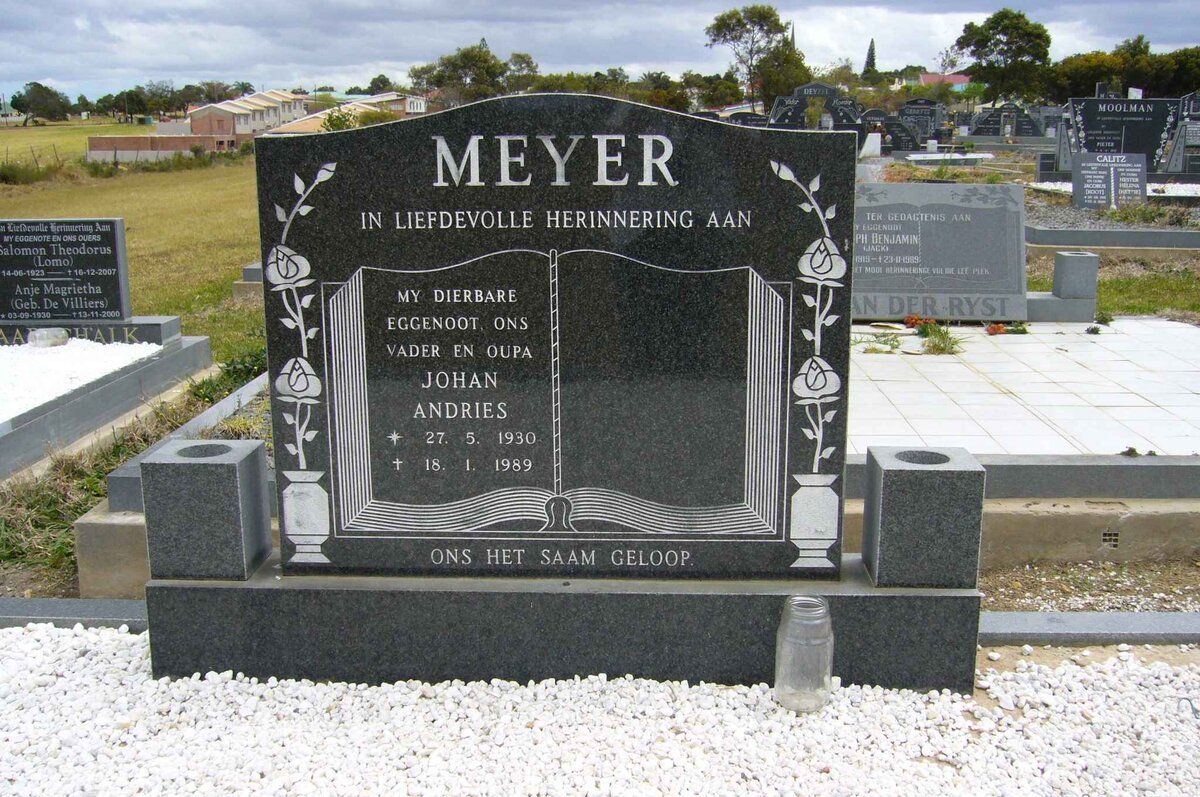 MEYER Johan Andries 1930-1989