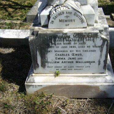 MALLANDAIN George Robert -1895