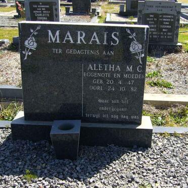 MARAIS Aletha M.C. 47-82